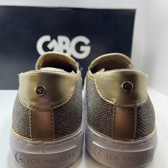 BNIB GBy Guess Los Angeles Gold Golly size 9 - Picture 4 of 9